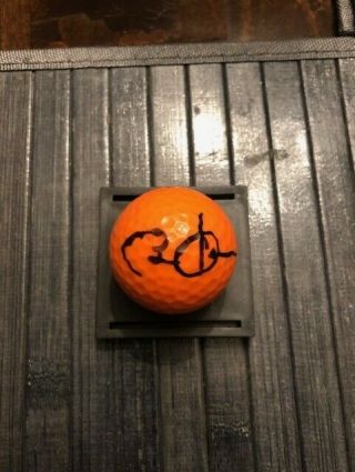 Obama Signed Golf Ball With Case Autograph - President Barack Obama 4