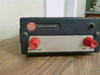 Vintage Police Fire Ge General Electric Amplifier Unit Mobile Pa No Siren