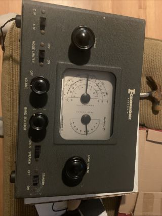 Vintage Echophone Commercial Model Ec - 1a Ham Radio
