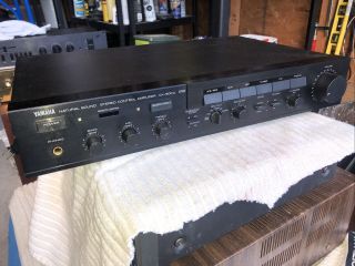 Vintage Yamaha Cx - 600u Natural Sound Audio Stereo Control Amplifier (preamp)