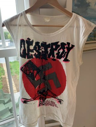 Vintage Sex Pistols Destroy T - Shirt - 80s