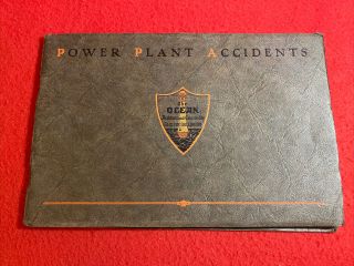 The Ocean Accident And Guarantee Corporation Power Plant Accidents Booklet