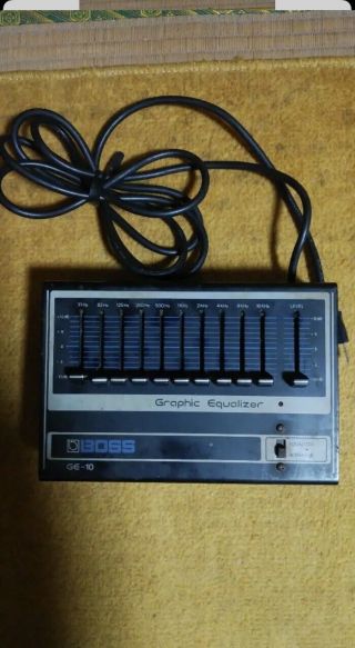 Boss Ge - 10 Graphic Equalizer Vintage Made In Japan [used/eq/boss]