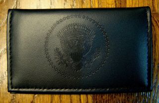 Business/credit Card Case - George W.  Bush 43 Signature - Presidential Seal