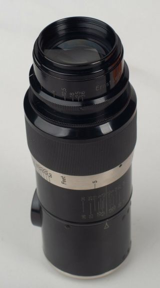 Leica Ernst Leitz Wetzlar Elmar 13.  5cm F4.  5 Vintage Lens