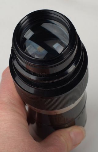 Leica Ernst Leitz Wetzlar Elmar 13.  5cm F4.  5 Vintage Lens 2