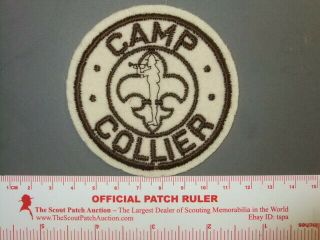 Boy Scout Camp Collier Felt Ma 8876x