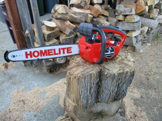 Vintage Homelite 2 Automatic Chainsaw 16 " Bar - Made In Usa