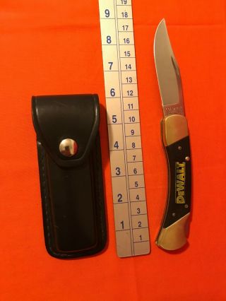 Vintage Colonial Ranger Lb - 125 Stainless Knife With Sheath Made In The Usa