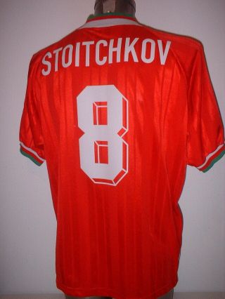 Bulgaria Stoichkov Adidas Adult XL Football Soccer Shirt Jersey Vintage 94 Top 3