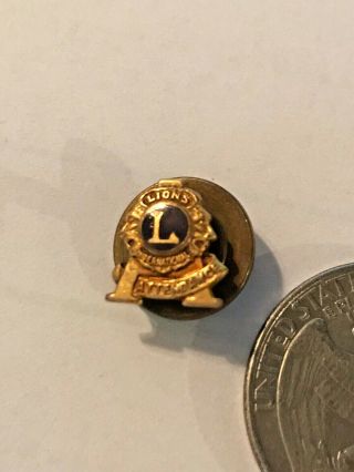 1935/ 1936 Lions Club International 100 Vintage Attendance Pin.  Extremely Rare