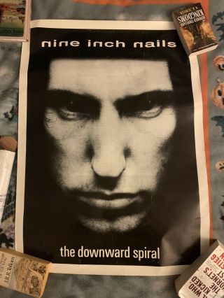 Nine Inch Nails The Downward Spiral Vintage Poster Rare Nin 1995 Shirt
