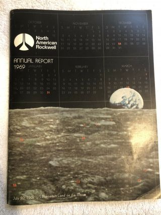 1969 Apollo Mission - North American Rockwell (44 Page) Annual Report