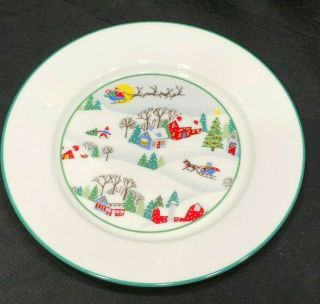 Replacement Lenox Fine Bone China Sleighride Pattern 6.  5 " Plate Made In Usa