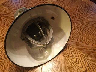 Vintage Crouse - Hinds Evcx 215 Explosion Proof Fixture With 14 " Porcelain Shade