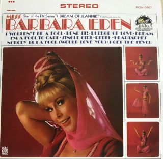 Miss Barbara Eden Lp - Hot Pink Vinyl - 10 Tracks - Reissue Of 1967 Release