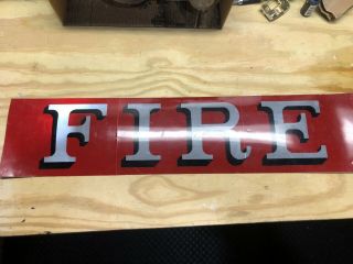 Fire Apparatus Vehicle Sticker Vintage Firefighter Fdny