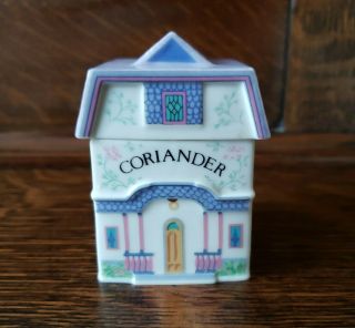 Vintage Lenox Fine Porcelain Spice Village 1989 Replacement Coriander Jar