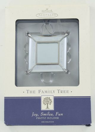 Hallmark Keepsake Glass & Metal The Family Tree Photo Holder - Home Blessings