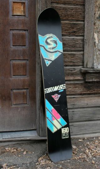 Vintage Sims 1610 Blade Atv Model Snowboard Dated 1989