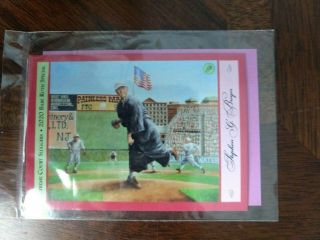 Green Bag Bobblehead Justice Stephen Breyer Baseball Card (not A Bobblehead)