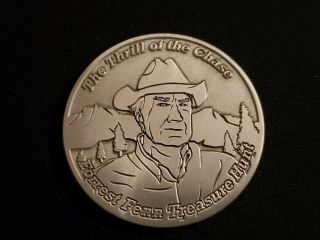 Forrest Fenn Silver Colored Coin Token 2019 Unnumbered