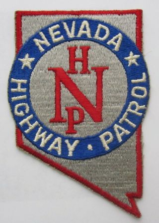 1st Issue Nevada Highway Patrol State Shaped Patch