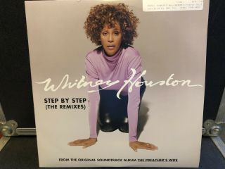 Whitney Houston 12” Step By Step (the Remixes) Vg,  (2x12”)