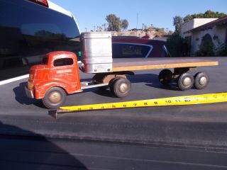 Vintage Customized Smith Miller Smitty Toys Semi Truck Tractor Trailer Chevy