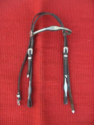 SHOW/TRAIL CIRCLE Y VINTAGE WESTERN HEADSTALL - BROWBAND STYLE 2