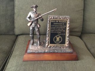 National Rifle Association Nra Bill Of Rights Sculpture 2nd Amendment Statue