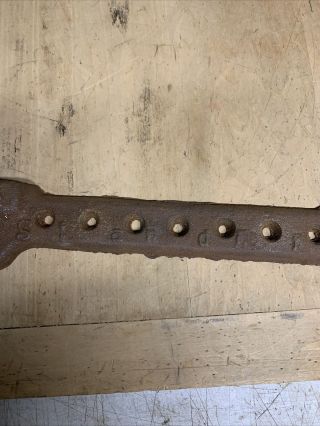 Vintage Standard Cast Iron 10 - 1/2” Sink Wall Bracket 3