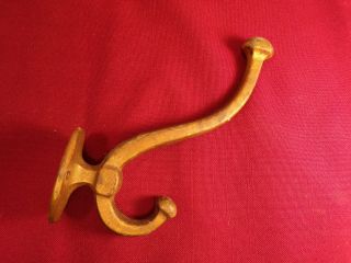 Antique Vintage Hook Cast Iron Wall Coat Hat Closet Hall Tree Hook