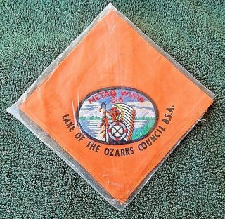 Boy Scouts Of America Metab Lodge 216 Lodge Neckerchief,  In Package,  Mo.