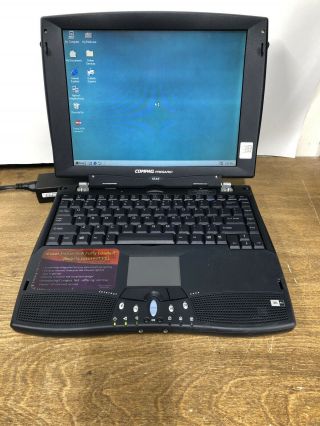 Vintage Conpaq Presario 1245 Windows 98 Laptop Serial Parallel Floppy