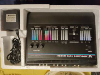 Vintage Videonics Ve - 1 Video Equalizer With Audio Mixer Ntsc & Power Cable