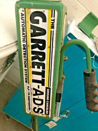 Vintage Garrett Metal Detector ADS Deepseeker Master Hunter VLF/TR 3