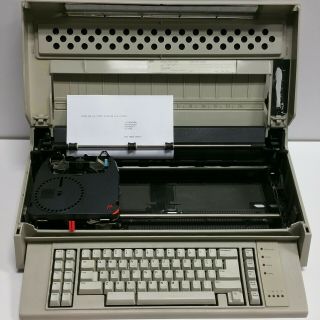 Vintage IBM Wheelwriter 5 Electronic Electric Typewriter - CORD & RIBBONS 3