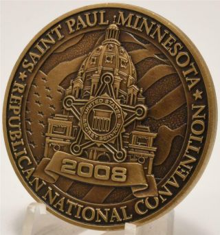 Usss Us Secret Service Agent Challenge Coin 2008 Rnc Saint Paul Mn Republican