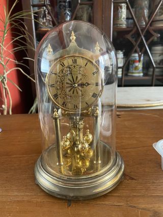 Lovely Vintage Kundo Anniversary Clock Kieninger & Obergfell 1950’s