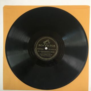 78 RPM 10” DUKE ELLINGTON - IN A SENTIMENTAL MOOD/CARAVAN VICTOR 20 - 3291 2