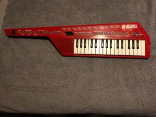 Vintage Yamaha Shs - 10 Fm Digital Keytar Red Keyboard,  Read