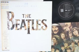 Lp Beatles 20 Greatest Hits Eas91047 Odeon Japan Vinyl Obi