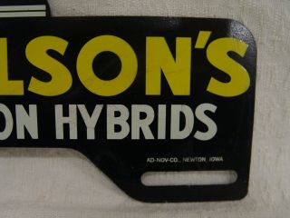 Vintage Carlson ' s Champion Hybrids Corn Advertising License Plate Topper 2