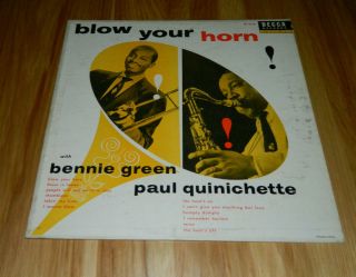 Blow Your Horn Bennie Green & Paul Quinichette Decca 8176 Mono Vg,