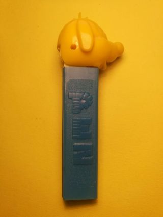 Yellow - Head Elephant - Pez Dispenser - 3.  9 Patent - Austria - No Feet - Vintage