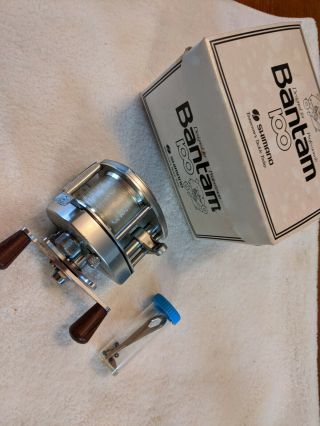 Vintage Shimano Bantam 100 Bait Cast Reel Boxed Set Is Highly Collectible