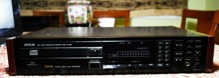 Vintage Denon DCD - 1500 CD Player with Rosewood Panels 2