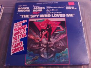 Factory Vintage Album James Bond Movie Soundtrack The Spy Who Loved Me