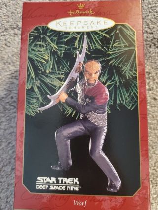 1999 Star Trek Worf Hallmark Ornament
